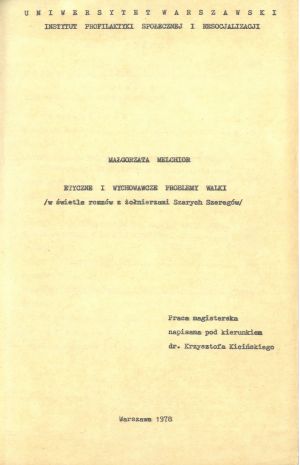 Tytułowa strona pracy.